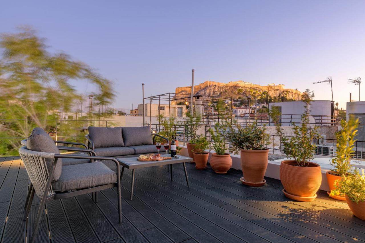 Meno Suite With Private Terrace - Jaccuzzi, Acropolis View Athens Exterior photo